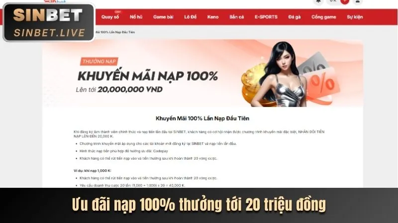 Khuyến mãi nạp tiền sodo369
